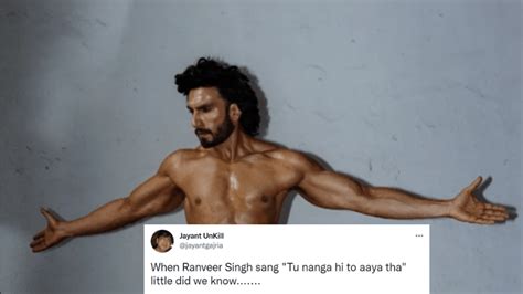 Ranveer Singh’s nude photoshoot has become a national